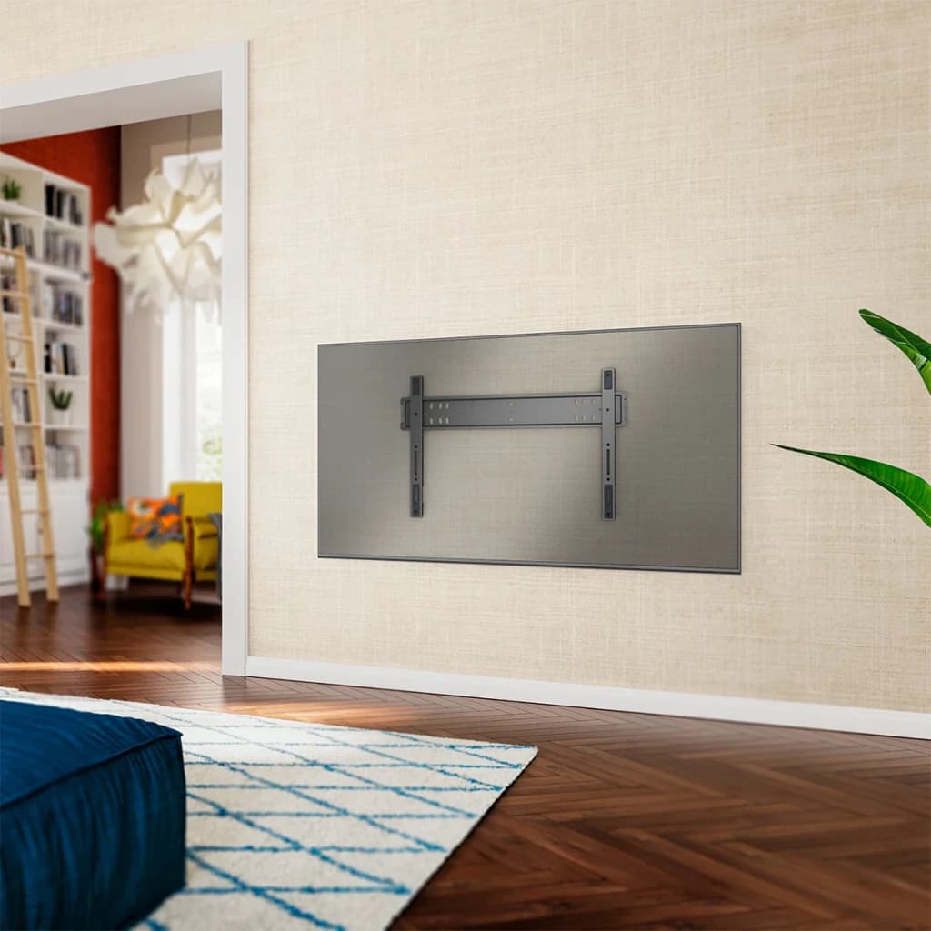 Soporte TV Vogel's TVM 5705 Negro Fijo 40 pulgadas-110 pulgadas VESA 600x400, en uso: soporte montado en pared de salón