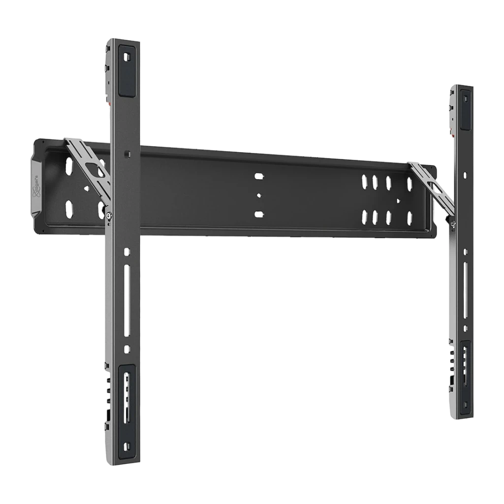 Soporte TV Vogel's TVM 5705 Negro Fijo 40 pulgadas-110 pulgadas VESA 600x400, detalle: vista trasera en ángulo con raíles