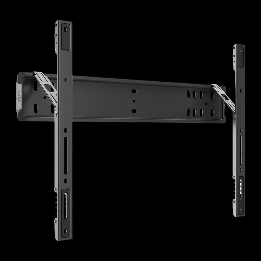Soporte TV Vogel's TVM 5705 Negro Fijo 40 pulgadas-110 pulgadas VESA 600x400, detalle: vista trasera en ángulo con raíles