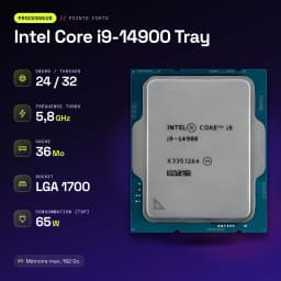 Procesador Intel Core i9-14900 24 Núcleos 5,8 GHz 36 MB LGA1700 Bandeja - características