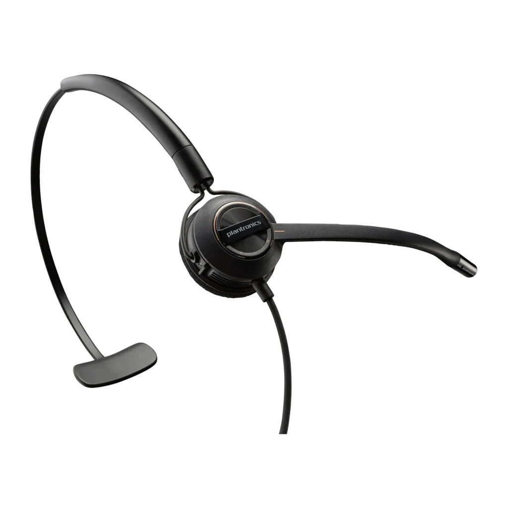Auriculares Poly EncorePro HW540 Monoaurales de Diadema con Micrófono con Cancelación de Ruido Negro