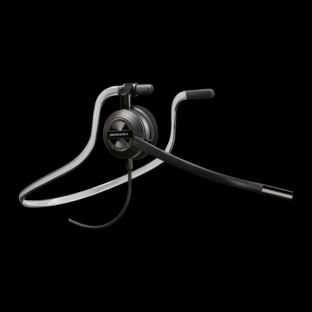 Auriculares con micrófono Poly EncorePro HW540 Cancelación de Ruido Diadema Negro, detalle: auricular monoaural, brazo