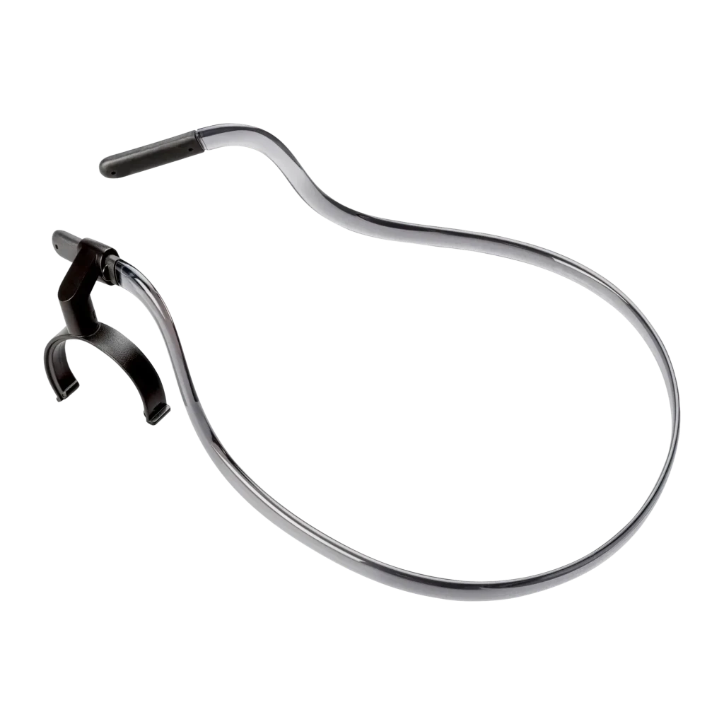 Auriculares con micrófono Poly EncorePro HW540 Cancelación de Ruido Diadema Negro, detalle: diadema flexible y mecanismo
