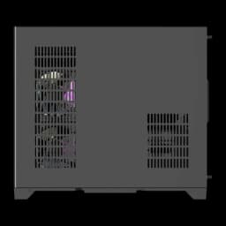 Caixa PC Darkflash FT418 Mini Tower 3 Painéis Vidro Temperado M-ATX/ITX 6 Ventoinhas ARGB Preto, detalhe: painel lateral