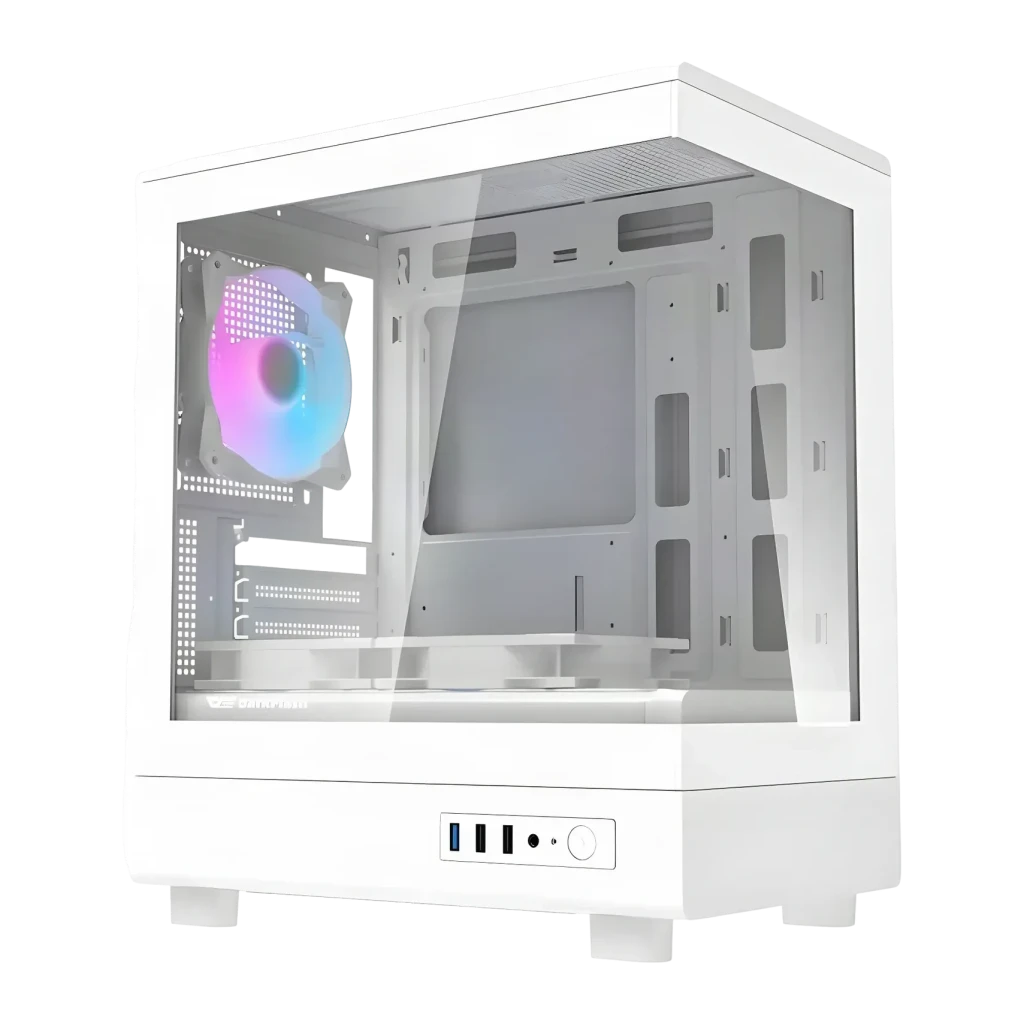 Caja PC Darkflash Mini Tower Cristal Templado M-ATX / ITX Blanco DB330M