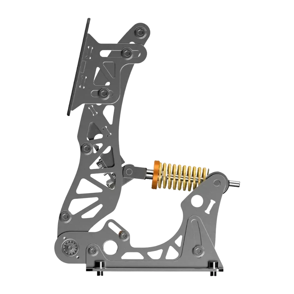 PXN Vector X Clutch Pedal (PD LP C) PC Cellule de charge 30 kg 24 bits Noir, détail latéral: châssis métallique ajouré