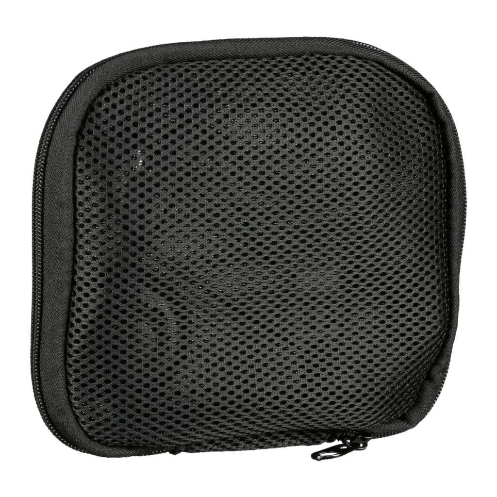 Auriculares Poly EncorePro HW710 Diadema Monoaural Cable USB-A Negro, detalle: funda de transporte negra con cremallera