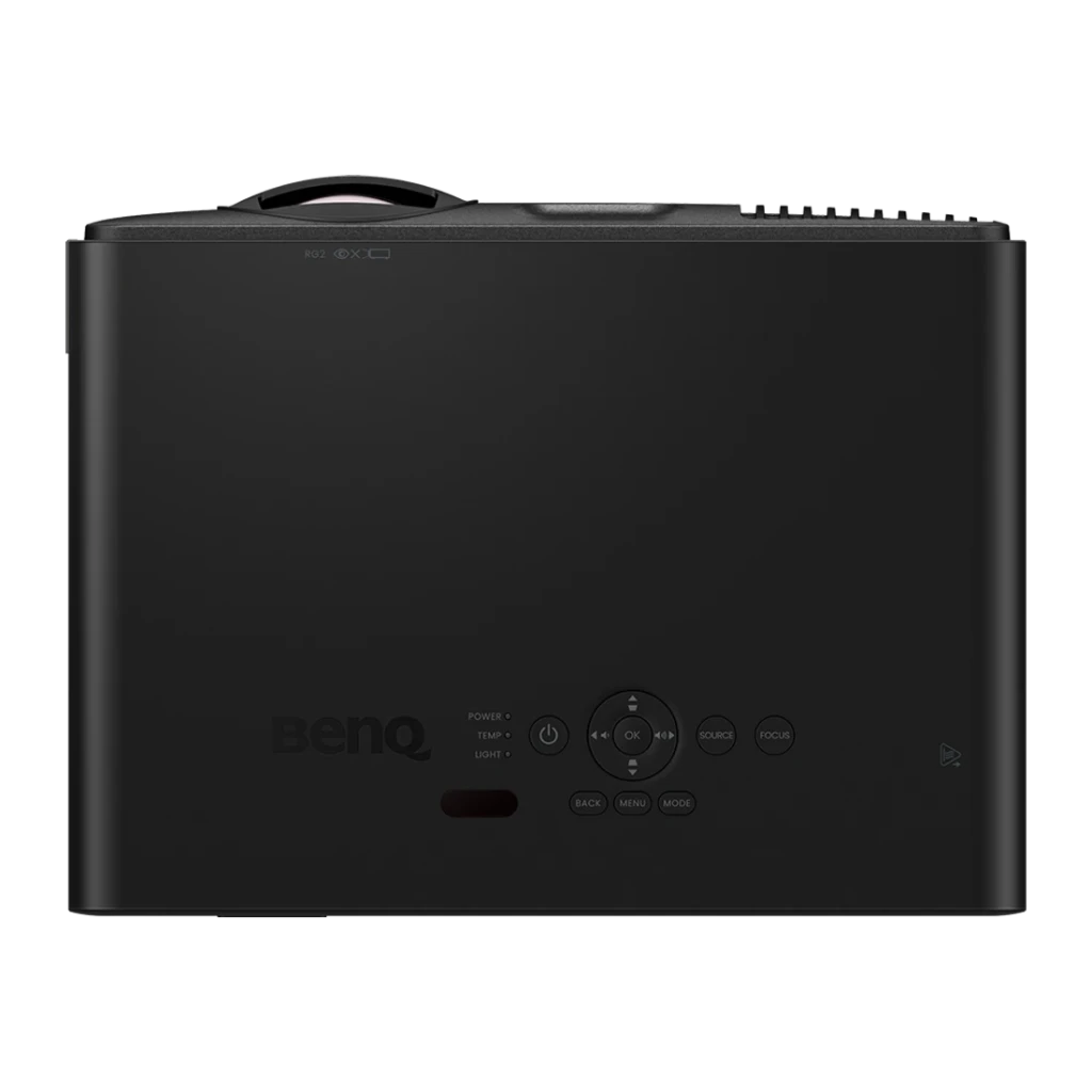 Projecteur BenQ Laser Full HD 1080p Courte Focale 4000 Lumens ANSI Noir LH835ST, détail: vue du dessus avec panneau