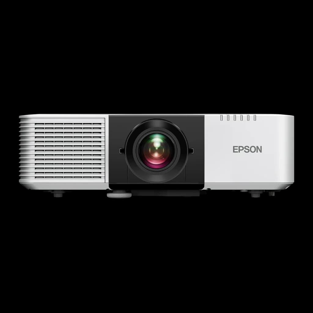 Projetor Epson Laser WUXGA 1920x1200 6500 lúmens ANSI 3LCD Branco EB-L690U, detalhe: lente central com revestimento