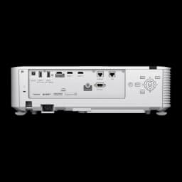 Projetor Epson Laser WUXGA 1920x1200 6500 lúmens ANSI 3LCD Branco EB-L690U, vista traseira: portas HDMI, USB, LAN, HDBaseT