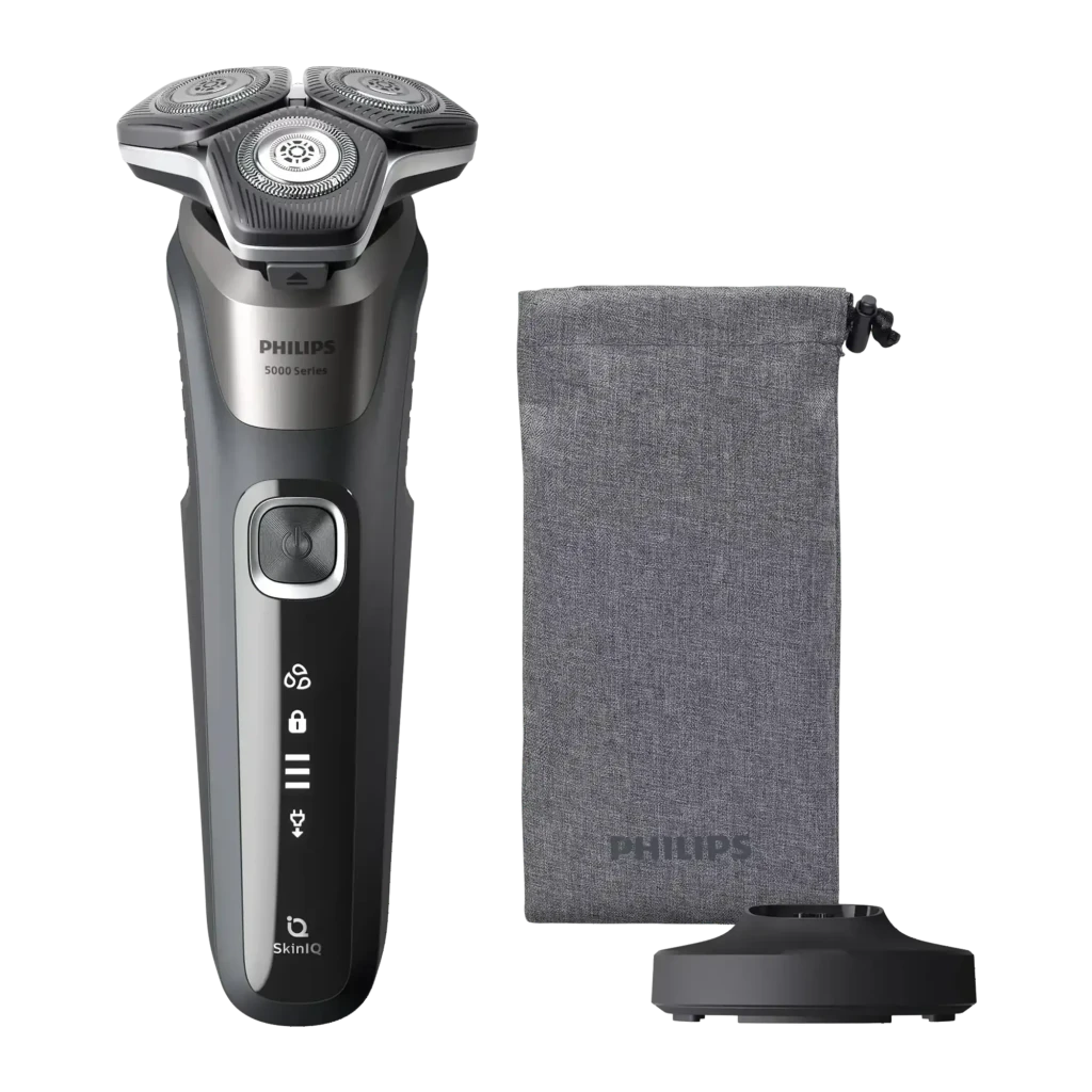 Afeitadora Eléctrica Philips Shaver Series 5000 3 Cabezales Rotativos Gris S5887/13