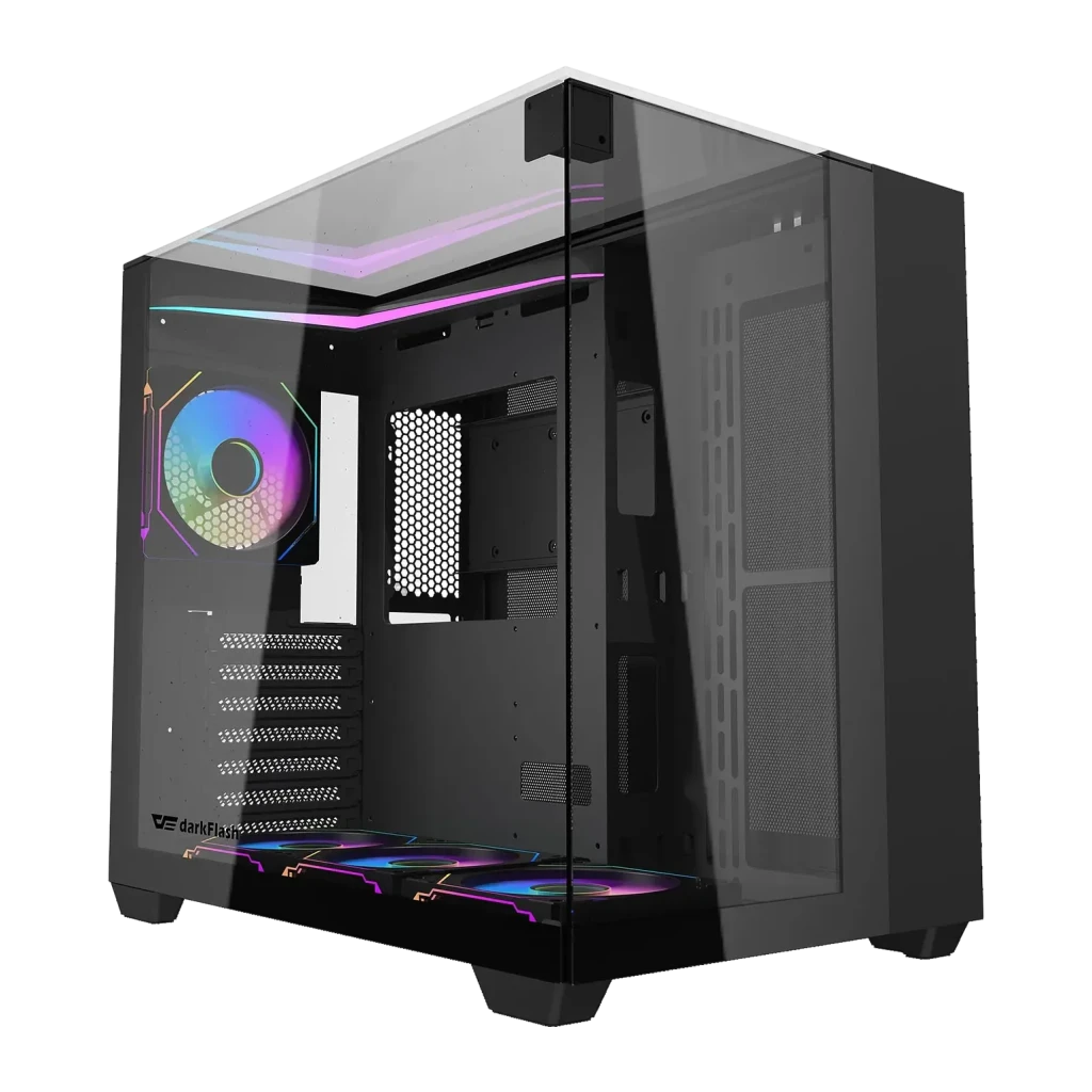 Caja PC Darkflash TH285 Midi Tower Cristal Templado ATX/M-ATX/ITX Negro