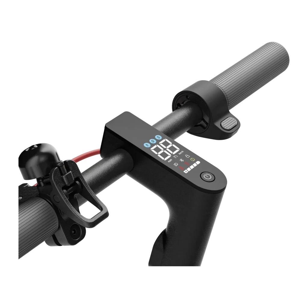 Trottinette Électrique Xiaomi Electric Scooter 4 Swiss Edition 300W 35km 20km/h 10 pouces Noir, détail: écran LED