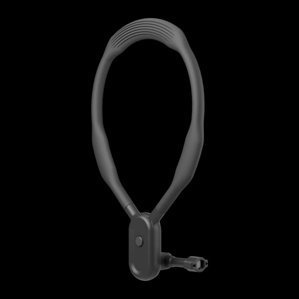 Suporte de Pescoço DJI para Osmo Action Preto Gel de sílica flexível Mãos livres, vista traseira: aro flexível com nervuras