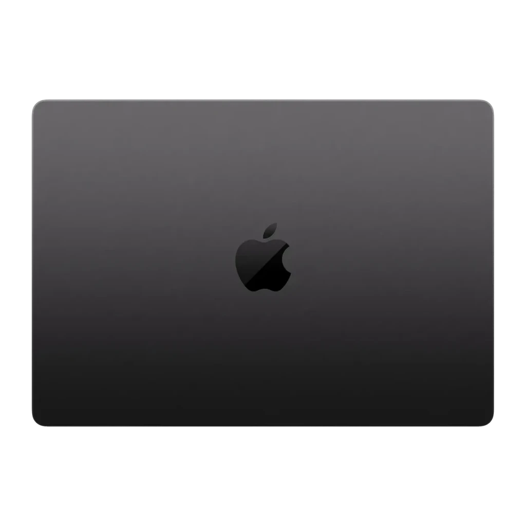 Portátil Apple MacBook Pro 14 polegadas M5 Max 36GB/2TB SSD 14,2 polegadas macOS Tahoe Preto, vista traseira: tampa fechada
