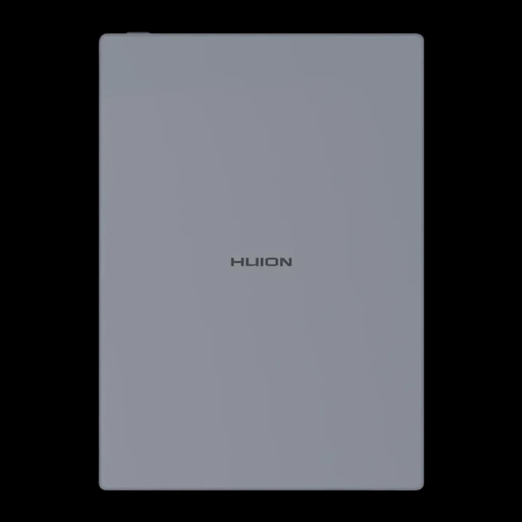 Carnet Numérique Huion Kamvas Ink 10 64Go Gris Stylet EMR sans charge 8192 niveaux EB1011, vue arrière: dos lisse gris