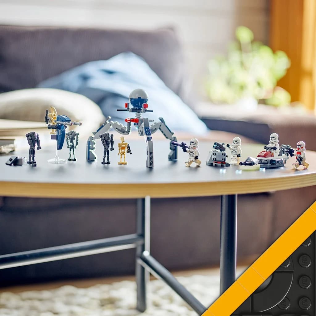 Set LEGO Star Wars Pack de Combate: Soldado Clon y Droide de Combate 75372 215 piezas 7+ años, en uso: minifiguras y droide