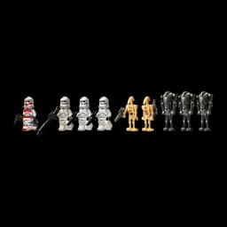 Set LEGO Star Wars Pack de Combate: Soldado Clon y Droide de Combate 75372 215 piezas 7+ años, detalle: 8 minifiguras