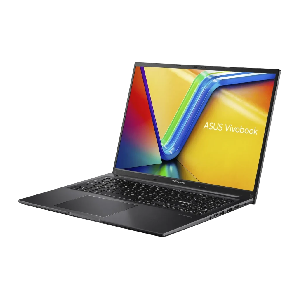 Portátil ASUS Vivobook 16 OLED 16GB/512GB 16 pulgadas AMD Ryzen 5 150 NVMe PCIe 4.0 Windows 11 Home Negro M1605NAQ, detalle