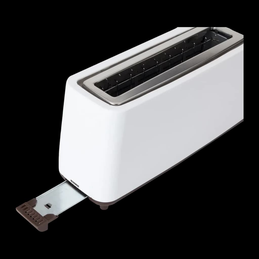 Torradeira JATA TT579 900W 1 Ranhura Branco, detalhe: bandeja de migalhas extraída na parte inferior