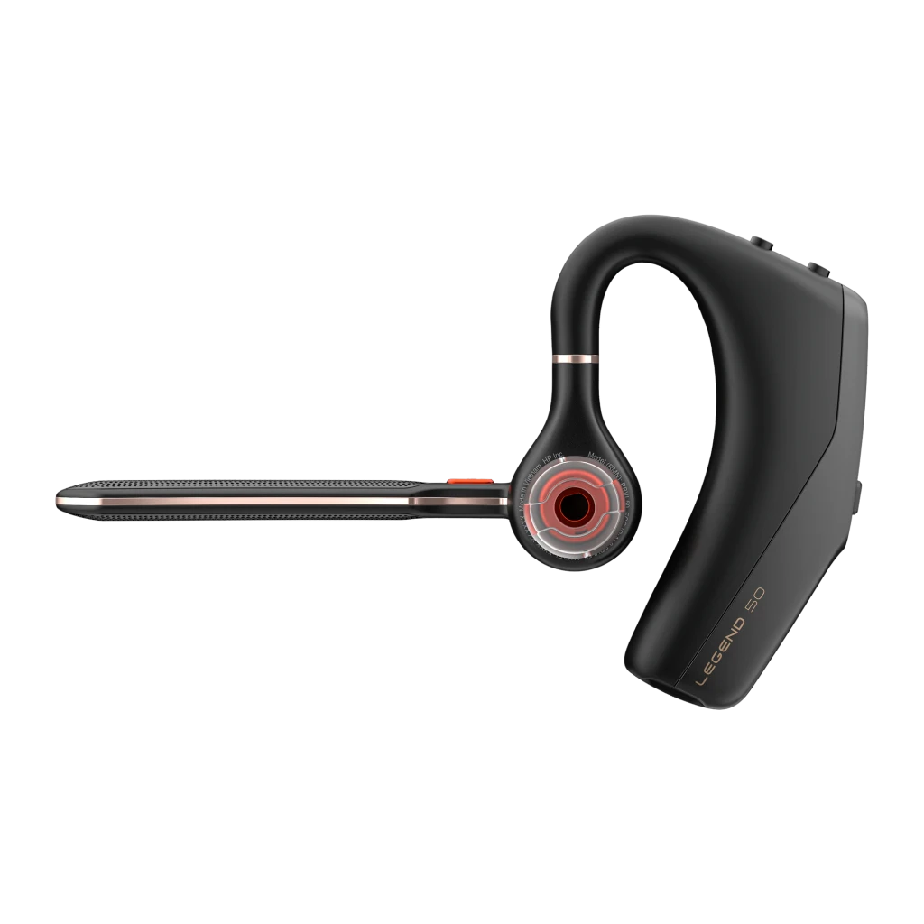 Écouteurs HP Poly Voyager Legend 50 UC Intra-auriculaires Mono Bluetooth 5.4 Noir, détail latéral: micro-perche extensible