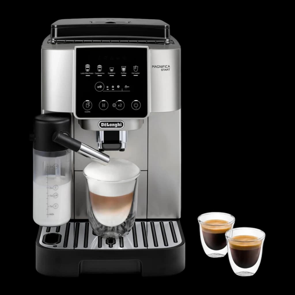 Máquina de café superautomática De'Longhi Magnifica Start Milk 1,8L Moinho integrado Prata ECAM220.80.SB, detalhe: painel