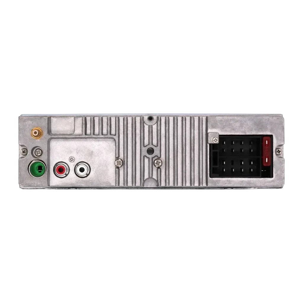 Autorradio Blaupunkt Barcelona 200 DAB BT Negro 1 DIN Bluetooth, vista trasera: conectores RCA, antena y conector ISO