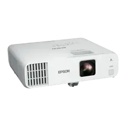 Projetor Epson Laser 20000h 1080p Full HD 5200 Lúmens ANSI 3LCD Branco EB-L270F, vista frontal: objetiva, grelha