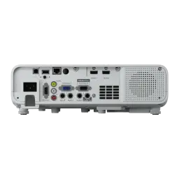 Projetor Epson Laser 20000h 1080p Full HD 5200 Lúmens ANSI 3LCD Branco EB-L270F, vista traseira: portas HDMI, VGA, RS-232C