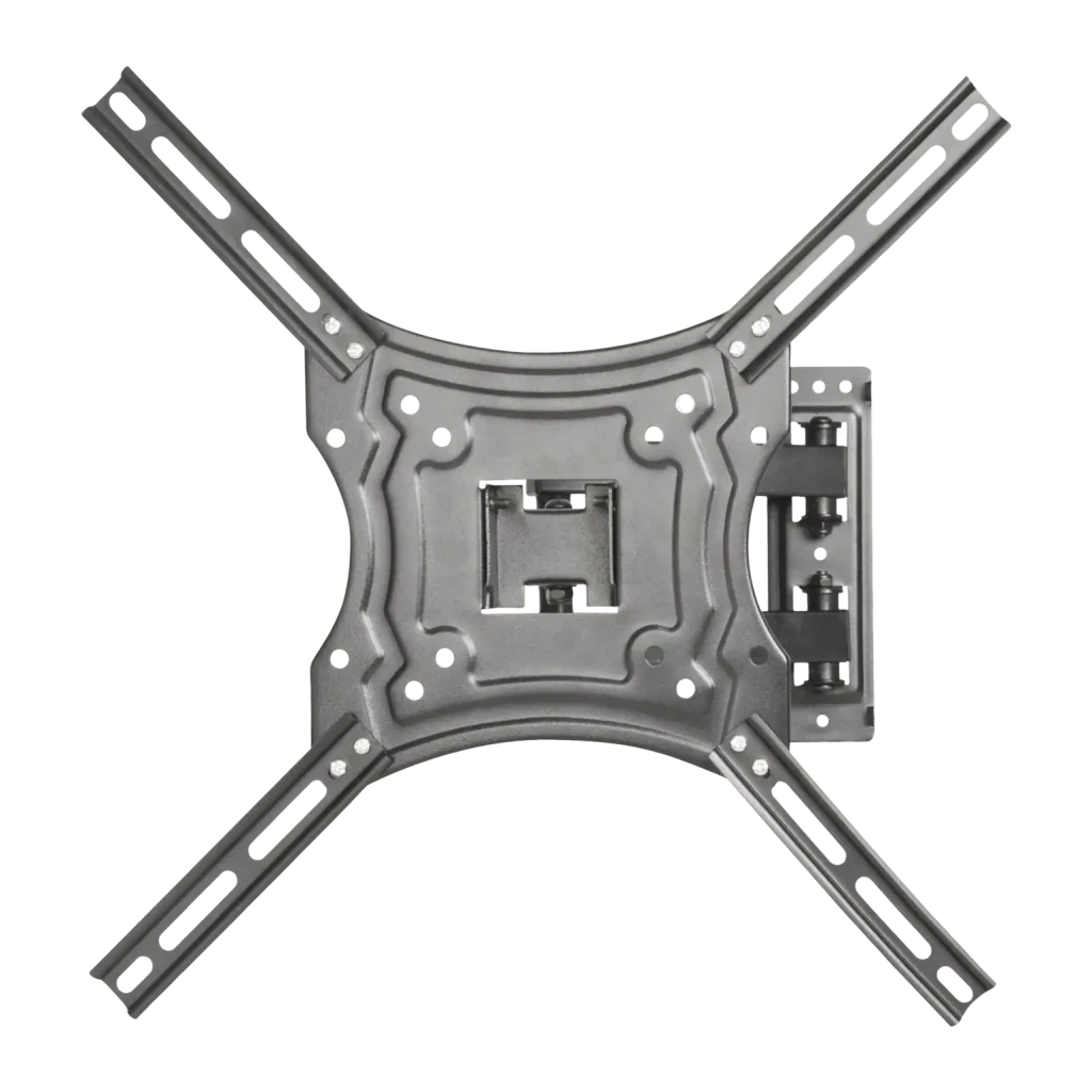 Support TV L-Link Noir Mural Articulé 180° 14 pouces-64 pouces LL-SP-440, détail: plaque arrière avec bras en X et mécanisme