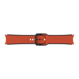 Correa smartwatch Samsung Two-tone Sport Band 20mm Galaxy Watch M/L Rojo, detalle: hebilla negra central y agujeros
