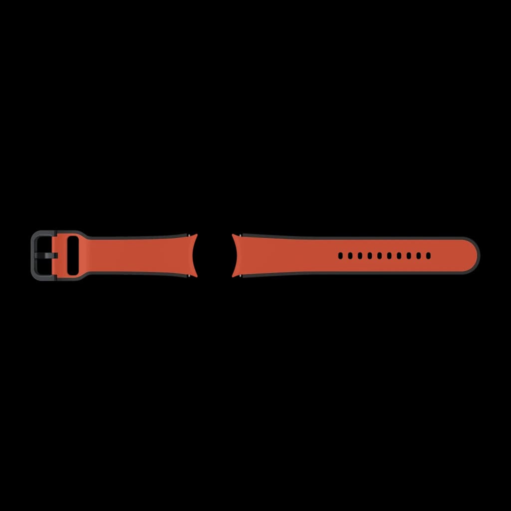 Correa smartwatch Samsung Two-tone Sport Band 20mm Galaxy Watch M/L Rojo, detalle: hebilla negra y agujeros de ajuste
