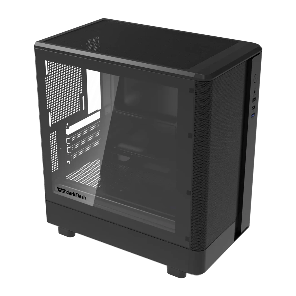 Caja PC Darkflash Mesh Cristal Templado M-ATX/ITX 240mm AIO Negro DB330M