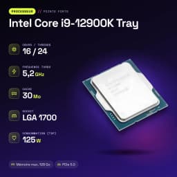 Intel Core i9-12900K Tray 16 Núcleos (8P+8E) LGA1700 - características