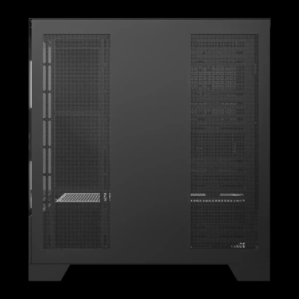 Caixa PC Darkflash DY451 Big Tower Vidro Temperado ATX / mATX / ITX Preto, detalhe: painel traseiro com malha perfurada