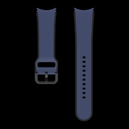 Correa smartwatch Samsung Two-tone Sport Band 20mm Galaxy Watch M/L Azul Marino, vista frontal: dos piezas silicona bicolor