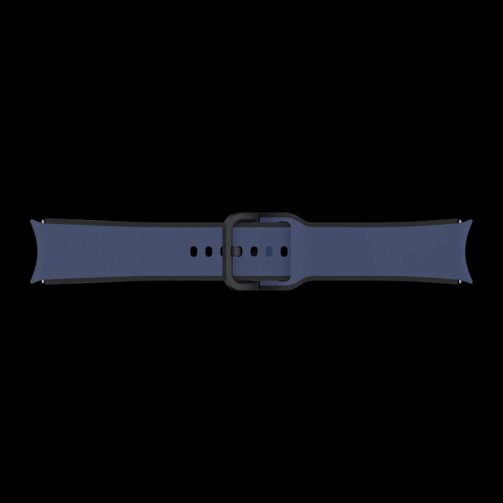 Correa smartwatch Samsung Two-tone Sport Band 20mm Galaxy Watch M/L Azul Marino, detalle: hebilla negra central