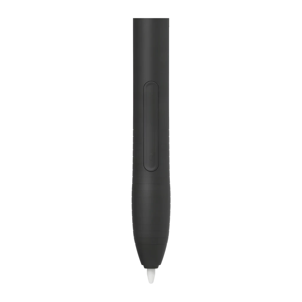 Tableta Gráfica Huion H430P Negro 4096 Niveles de Presión Sin batería, detalle: lápiz negro frontal con botón lateral