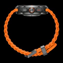 Samsung Galaxy Watch Ultra 47 mm 32 Go GPS + réseau cellulaire Titane Gris/Orange Tension artérielle, détail latéral
