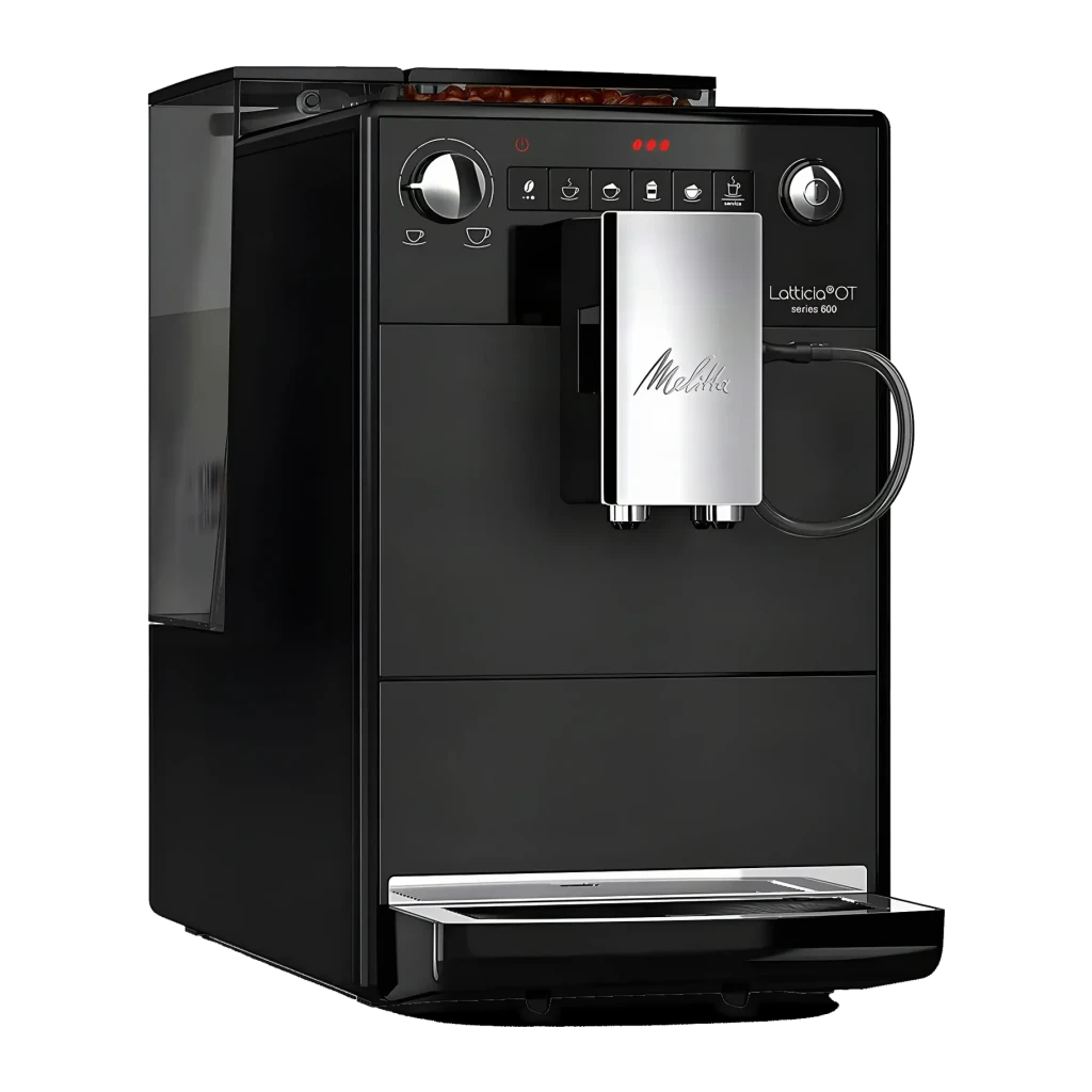 Cafetera Superautomática Melitta Latticia OT 1,5L Molinillo Cerámico Espumador Automático Negro F300-100