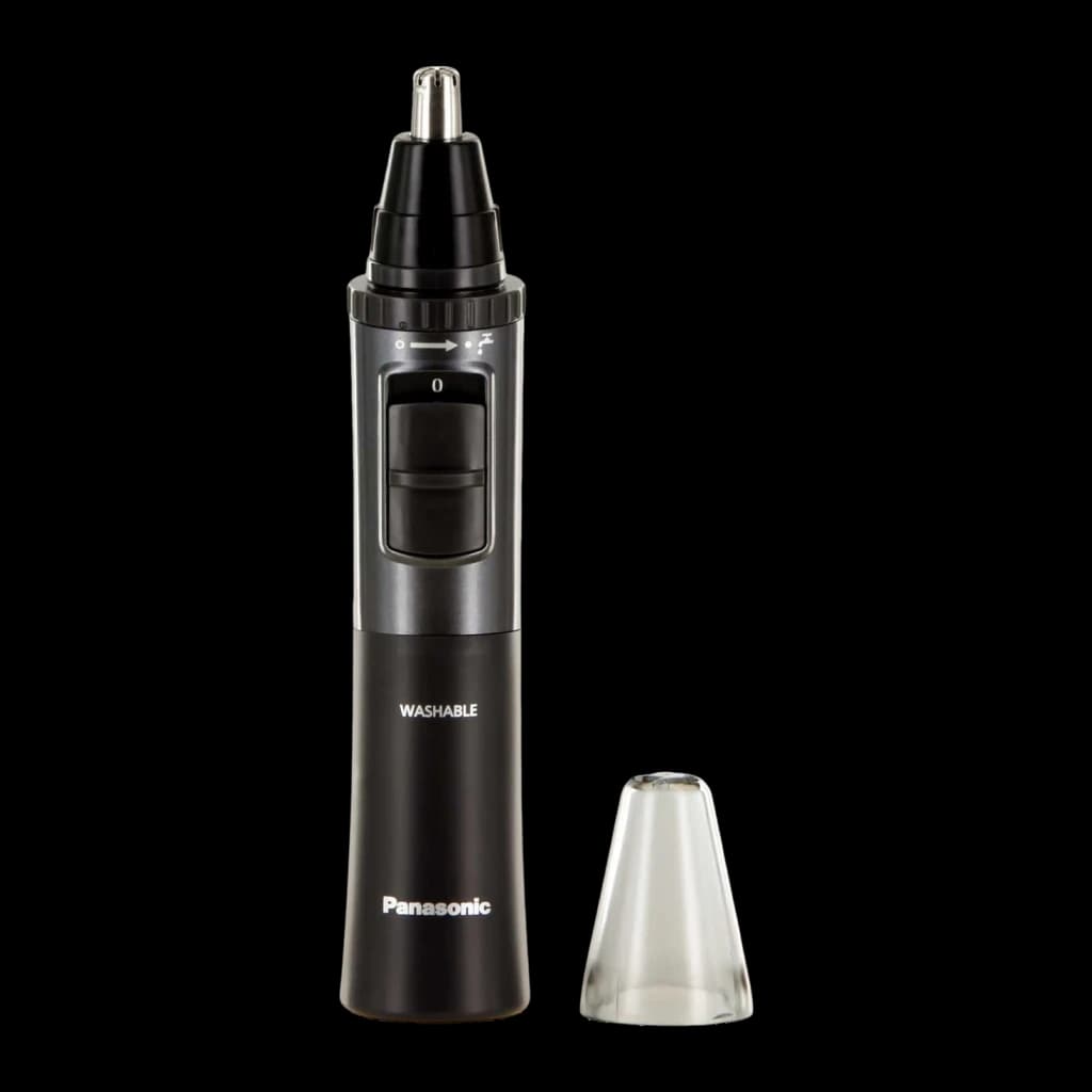 Tondeuse nez et oreilles Panasonic Sec et humide Sans fil Acier inoxydable ER-GN33-H301, détail: tête de coupe exposée