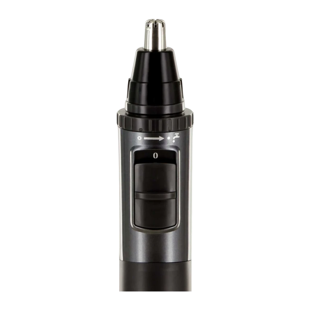 Tondeuse nez et oreilles Panasonic Sec et humide Sans fil Acier inoxydable ER-GN33-H301, détail: tête en acier, molette