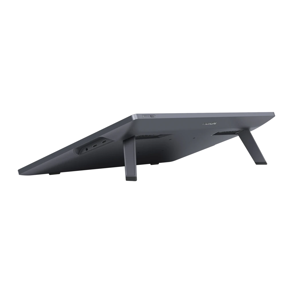 Tableta gráfica Huion Kamvas Pro 19 Gris Oscuro con Pantalla 18,4 pulgadas 4K UHD IPS GT1902, detalle: parte trasera
