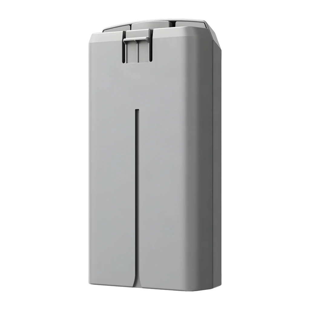 Batería para dron DJI Intelligent Flight Battery 2250mAh Mini 2 Gris 29W, detalle: vista en ángulo del cuerpo gris con clip