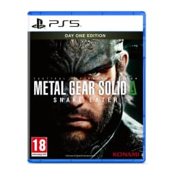Jeu vidéo Konami Metal Gear Solid Delta : Snake Eater Day One Edition sur PS5, vue de face : jaquette avec Snake et bandeau