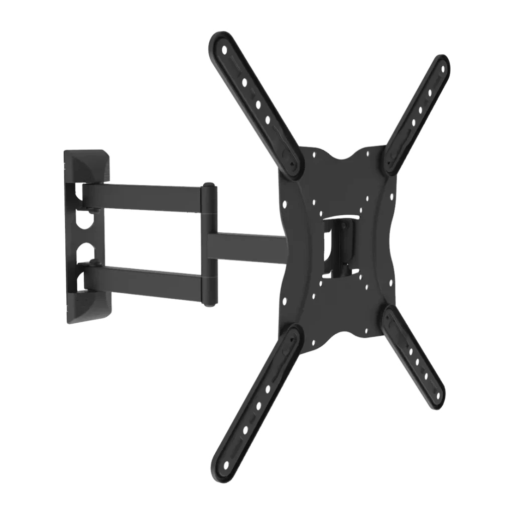 Equip Negro Soporte Tv Pared Doble Brazo Articulado Giratorio 90° 23 Pulgadas-55 Pulgadas 650407