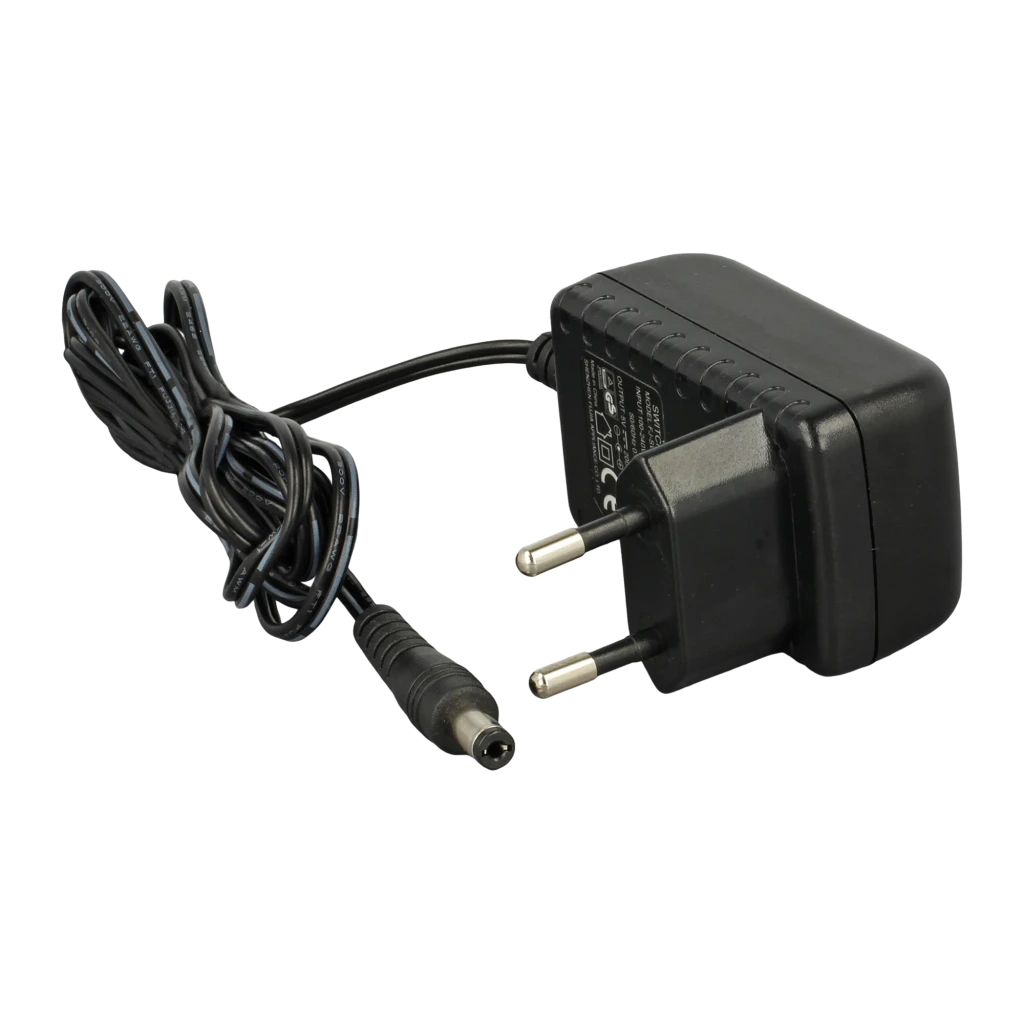 Conversor de áudio Delock 62443 Analógico para Digital 16bit/48kHz Preto, detalhe: adaptador de alimentação preto incluído