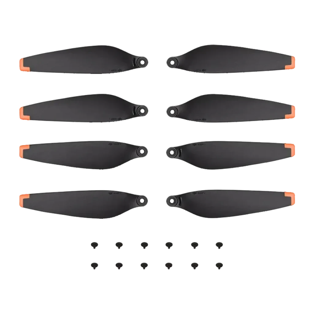 DJI Hélices Mini 3 / Lito 1 X1 15,2 cm diámetro 0,9 g por hélice Gris, detalle: 8 palas grises con puntas naranjas