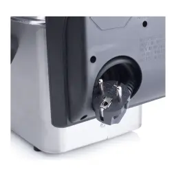 Friteuse TriStar FR-6919 800W 2L, vue arrière: fiche de câble amovible et corps en acier inoxydable
