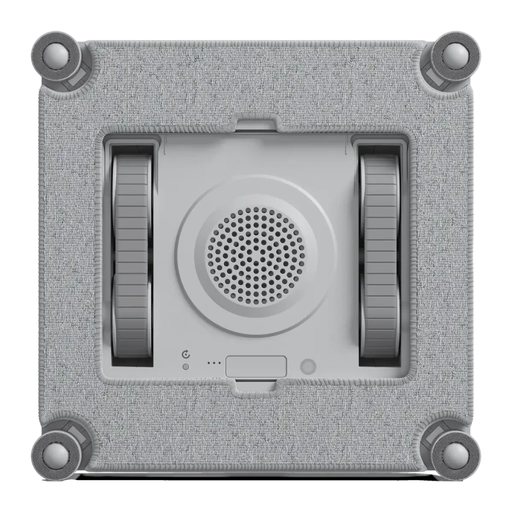 Robot limpiacristales Ecovacs Winbot Mini 2 Gris Depósito 230ml 7500Pa, vista trasera: motor de succión central, dos